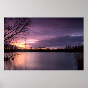 Poster Leighton Buzzard Winter Sunrise (7775)
