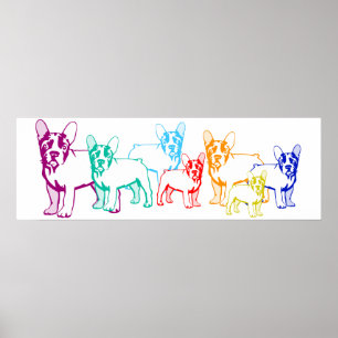 Poster Leinwand Bullywelpen