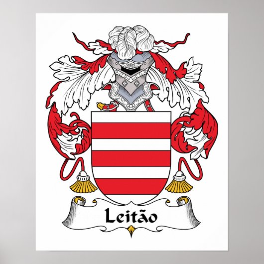 Poster Leitao Family Crest (Devant)
