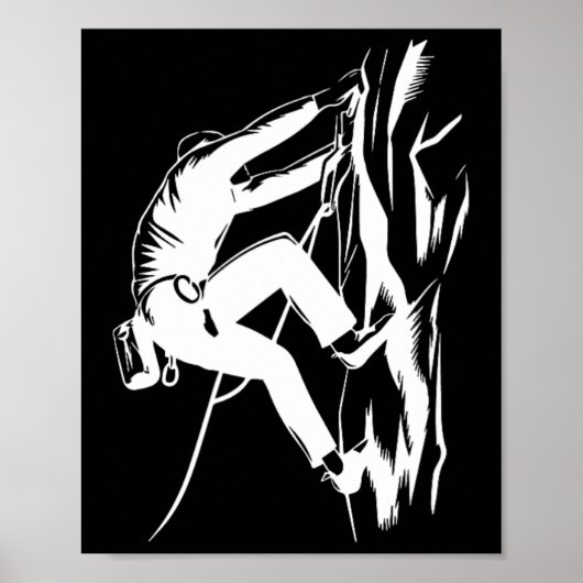 Poster #lele Grimpeur Escalade Grimpeur d'escalade M (Devant)