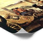 Poster L'Élection, Anglais," "Humours D'Une Élection" (Coin)