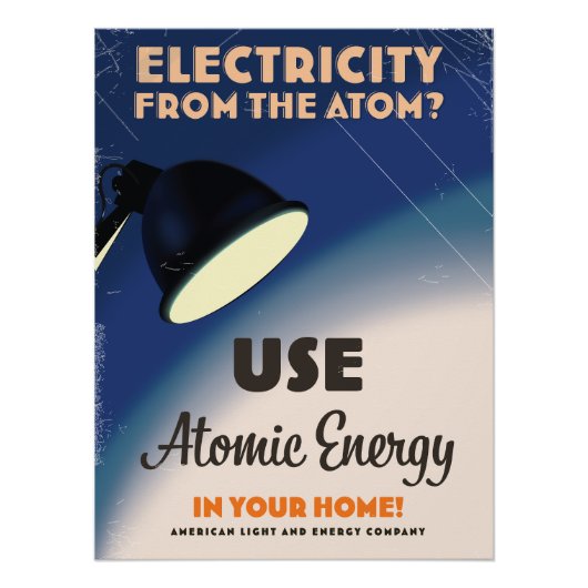 Poster L'électricité de l'atome? (Devant)