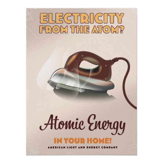 Poster L'électricité de l'atome? (Devant)