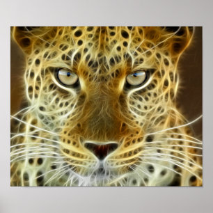 Poster L'électricité rougeoyante 2 de guépard