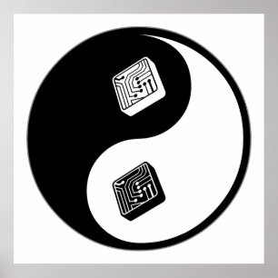 Poster L'électronique de Yin Yang