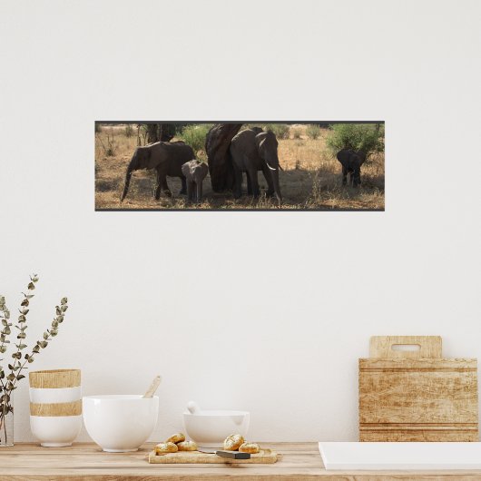 Poster L'élégance des éléphants (Cuisine)