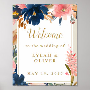 Poster L'élégance sauvage   Bienvenue au Mariage Blush &