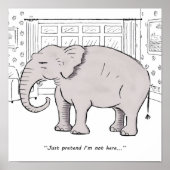 Poster L'éléphant dans la chambre (Devant)