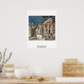 Poster L'Élevage De Lazare, Par Giotto Di Bondone (Cuisine)