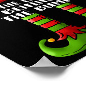 Poster L'Elfe Derrière La Grossesse De Noël (Coin)