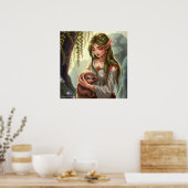 Poster L'elfe et le bébé (Cuisine)