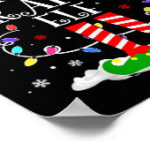 Poster L'Elfe Malin Drôle de Lutin de Noël Correspondant (Coin)