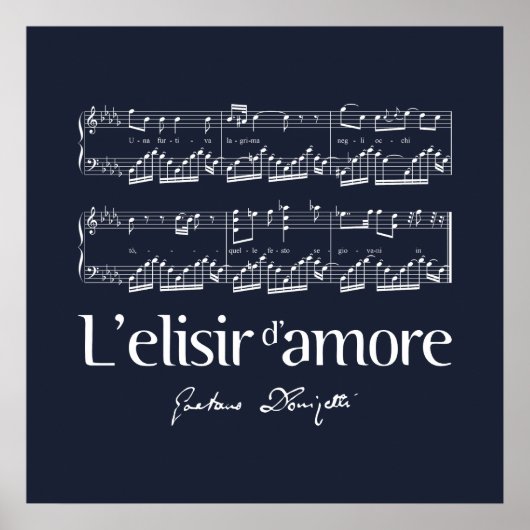 Poster L'elisir d'amore 2 (Devant)