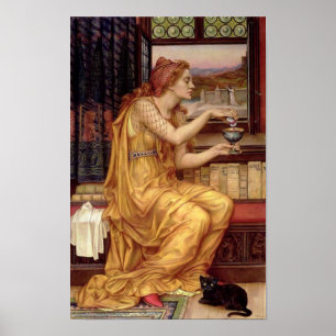 Poster L'Elixir d'Amour - Art Préraphaélite Vintage