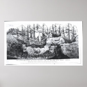 Poster L'embarquement de Henry VIII à Douvres