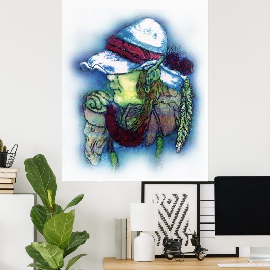 Poster lembas elf (Bureau à domicile)