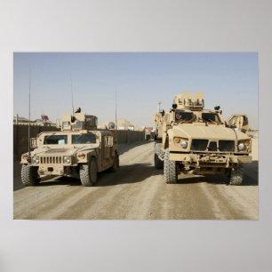 Poster L'embuscade résistante aux mines protégée