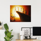 Poster Lemmings (Bureau à domicile)