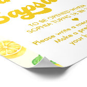 Poster Lemon Anniversaire Temps Capsule Jeu (Coin)