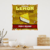 Poster Lemon Cheesecake (Cuisine)