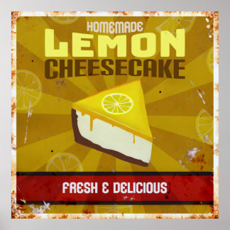 Poster Lemon Cheesecake