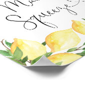 Poster Lemon Elle A Trouvé Sa Fête des mariées De Squeeze (Coin)