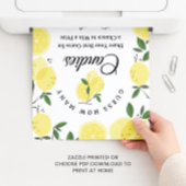 Poster Lemon Guess How Many Candies Game Sign