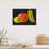 Poster Lemon, Orange Banana - Matchbox Print - Aesthetic (Cuisine)
