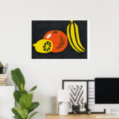 Poster Lemon, Orange Banana - Matchbox Print - Aesthetic (Bureau à domicile)