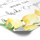 Poster Lemon Quel Âge Ont-Ils Été Fête des mariées Jeu Si (Coin)