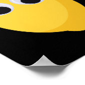 Poster Lemon, sweet fruit with googly eyes (Coin)