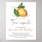 Poster Lemon Time Capsule 1er anniversaire sans sexe (Devant)