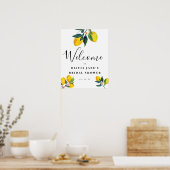 Poster Lemon Tropical Bienvenue Enterrement de Vie de Jeu (Cuisine)