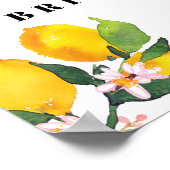 Poster Lemon Tropical Bienvenue Enterrement de Vie de Jeu (Coin)