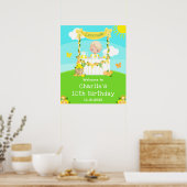 Poster Lemonade Blonde Cheveux Garçon Anniversaire Bienve (Cuisine)