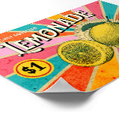 Poster Lemonade fraîchement pressée (Coin)