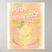 POSTER LEMONADE ROSE (Devant)