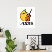 Poster Lemoncello Funny Drink Pun (Bureau à domicile)
