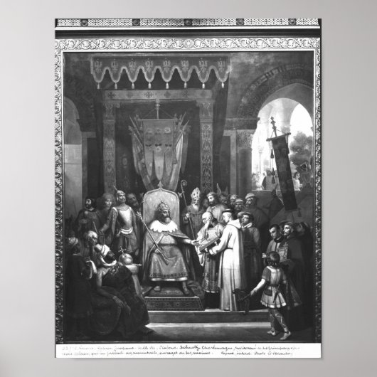 Poster L'empereur Charlemagne Entouré Principal (Devant)