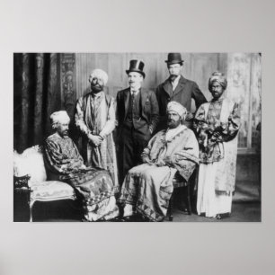 Poster L'empereur d'Abyssinie et sa Cour"