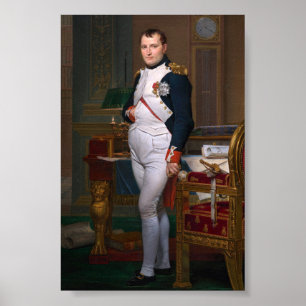 Poster L'empereur Napoléon dans son étude aux Tuileries
