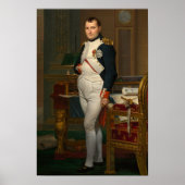 Poster L'empereur Napoléon dans son étude par David - Pos (Devant)