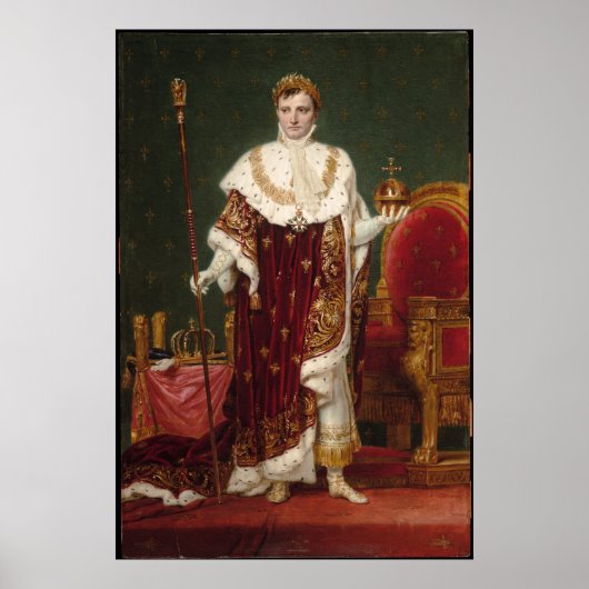 Poster L'empereur Napoléon Ier par David (Devant)