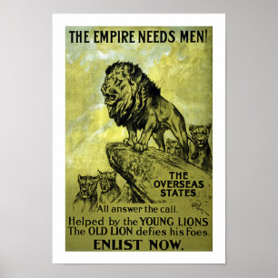 Poster L'empire a besoin d'hommes !