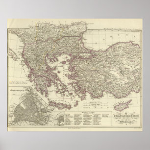 Poster L'Empire byzantin jusqu'au Xite