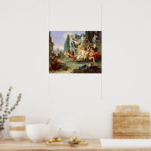 Poster L'Empire de la Flore (Tiepolo 1743) (Cuisine)