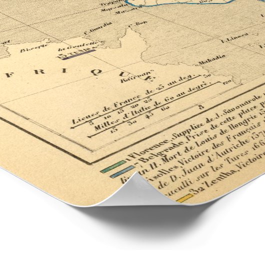 Poster L'Empire ottoman, la Grece et l'Italie (Coin)