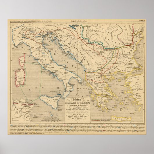 Poster L'Empire Romain d'Orient, Roye des Ostrogoths (Devant)