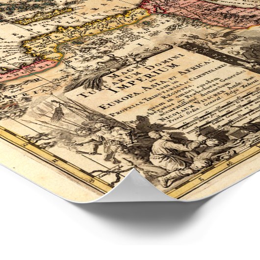 Poster L'Empire turc (Coin)