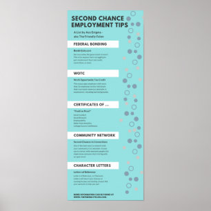 Poster L'emploi de seconde chance incline l'information